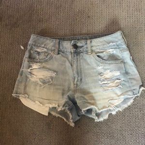American Eagle distressed shorts size 2